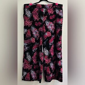 EUC - Lane Bryant Floral Pants Size 22/24
